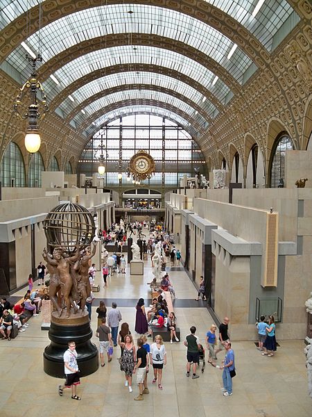 The interior of the Musée d'Orsay