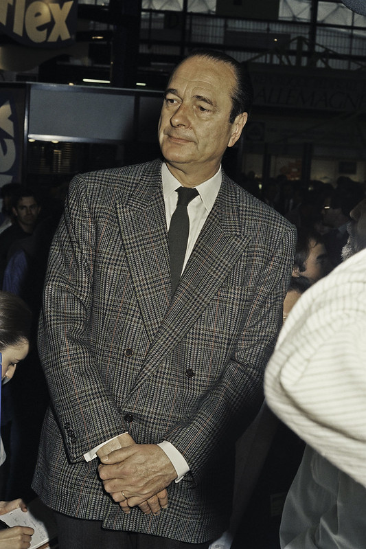 Jacques Chirac in 1990