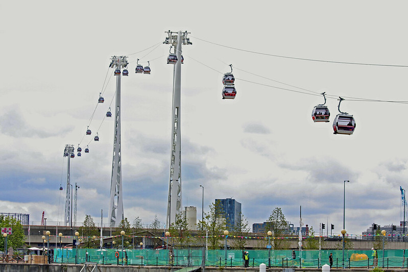 The Emirates Air Line cable car, London