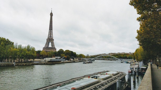 The Eiffel Tower and the Passerelle Debilly