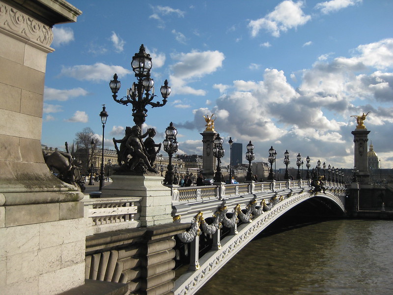 The pont Alexandre-III in Paris
