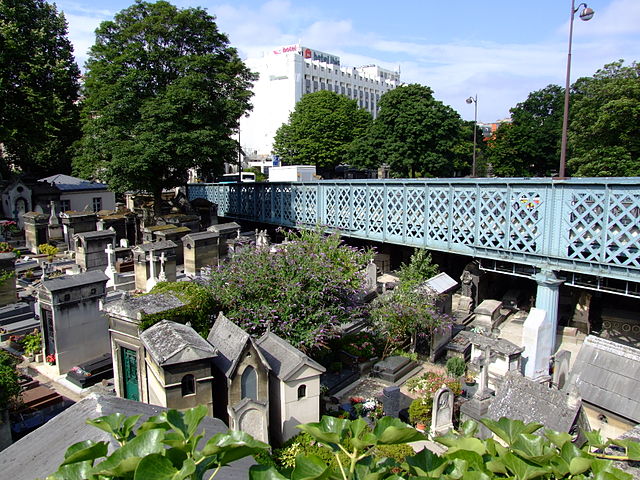 The Pont Caulaincourt in the Montmartre cemetery