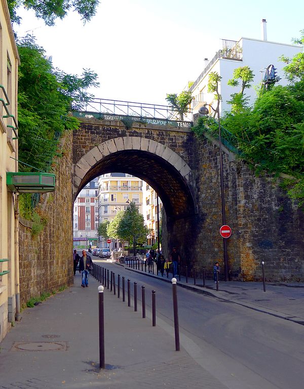 Petite Ceinture bridge over the rue de Picpus