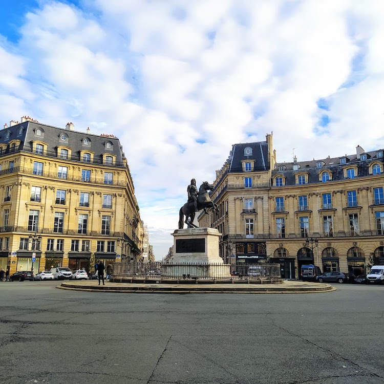 Statue of Louis XIV in the Place des Victoires, Paris