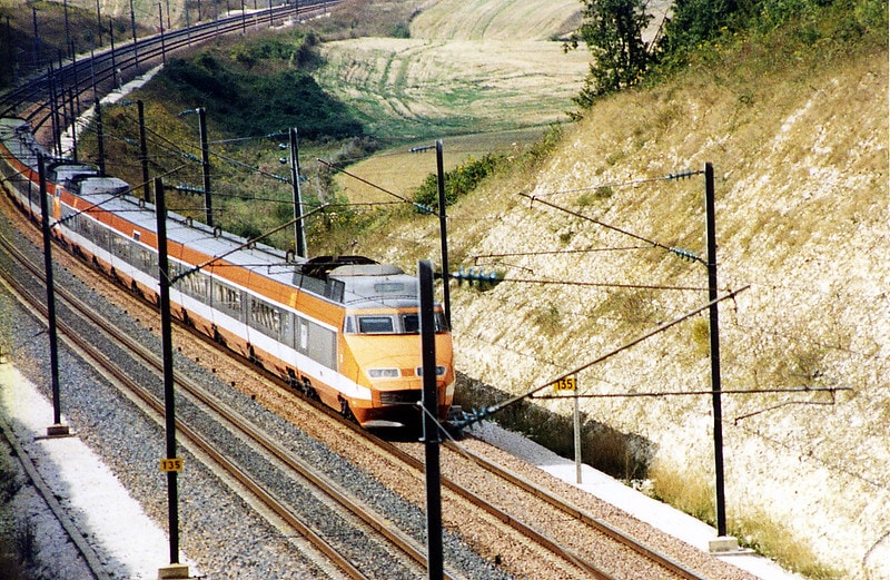 TGV in Burgundy, 1993
