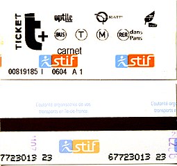 A t+ ticket