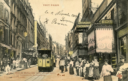 Rue de Belleville (XIXe et XXe arrondissements) – la descente du funiculaire